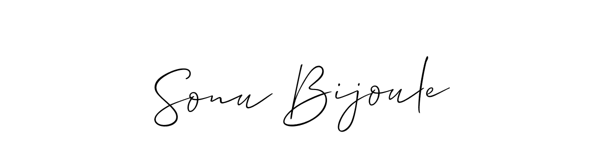 Best and Professional Signature Style for Sonu Bijoule. Allison_Script Best Signature Style Collection. Sonu Bijoule signature style 2 images and pictures png