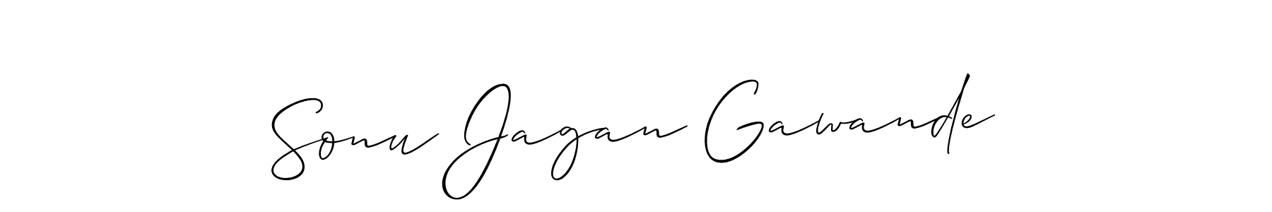 You can use this online signature creator to create a handwritten signature for the name Sonu Jagan Gawande. This is the best online autograph maker. Sonu Jagan Gawande signature style 2 images and pictures png