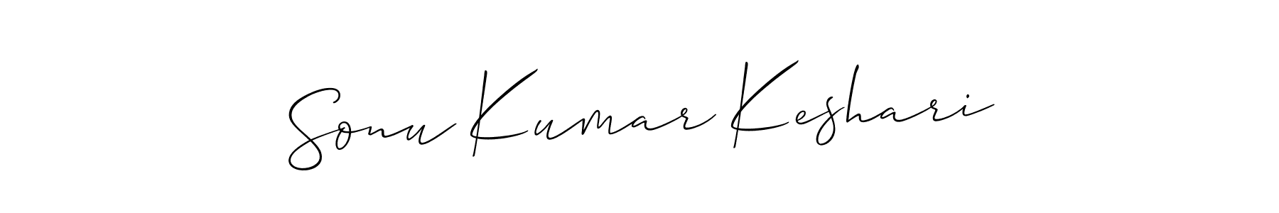 Sonu Kumar Keshari stylish signature style. Best Handwritten Sign (Allison_Script) for my name. Handwritten Signature Collection Ideas for my name Sonu Kumar Keshari. Sonu Kumar Keshari signature style 2 images and pictures png