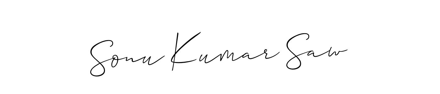 Similarly Allison_Script is the best handwritten signature design. Signature creator online .You can use it as an online autograph creator for name Sonu Kumar Saw. Sonu Kumar Saw signature style 2 images and pictures png