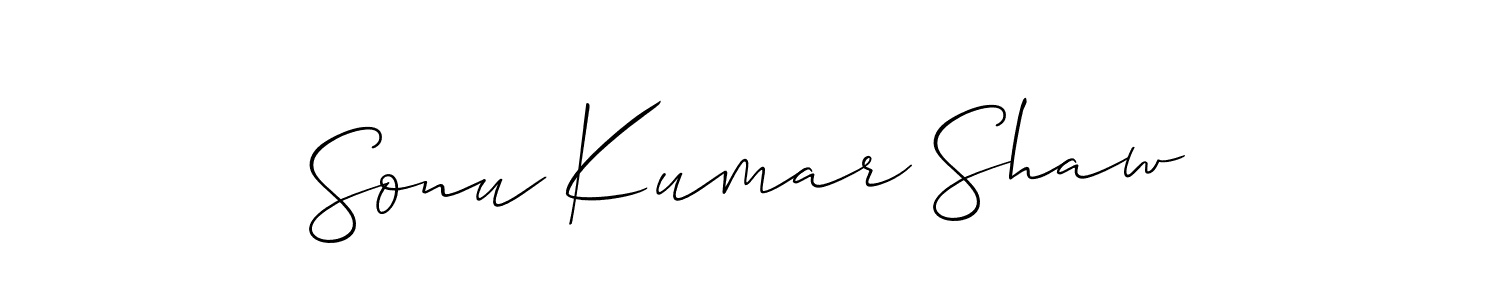 Once you've used our free online signature maker to create your best signature Allison_Script style, it's time to enjoy all of the benefits that Sonu Kumar Shaw name signing documents. Sonu Kumar Shaw signature style 2 images and pictures png