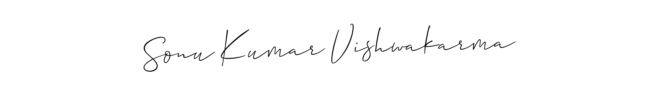 Make a beautiful signature design for name Sonu Kumar Vishwakarma. Use this online signature maker to create a handwritten signature for free. Sonu Kumar Vishwakarma signature style 2 images and pictures png