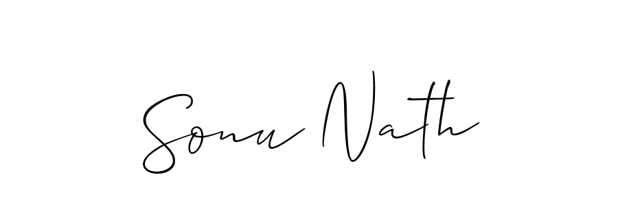 This is the best signature style for the Sonu Nath name. Also you like these signature font (Allison_Script). Mix name signature. Sonu Nath signature style 2 images and pictures png