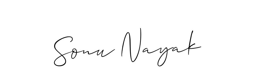 The best way (Allison_Script) to make a short signature is to pick only two or three words in your name. The name Sonu Nayak include a total of six letters. For converting this name. Sonu Nayak signature style 2 images and pictures png