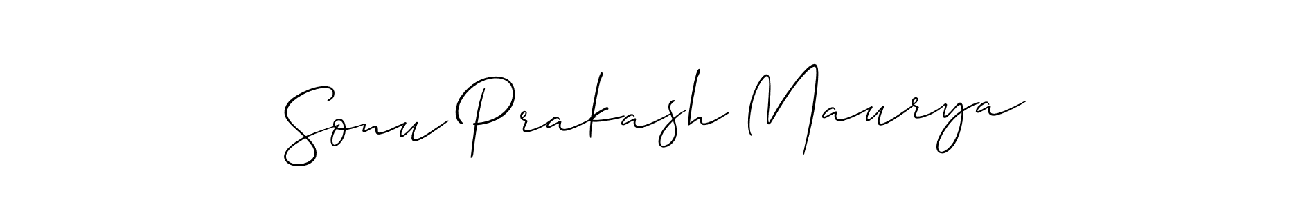 Make a beautiful signature design for name Sonu Prakash Maurya. Use this online signature maker to create a handwritten signature for free. Sonu Prakash Maurya signature style 2 images and pictures png