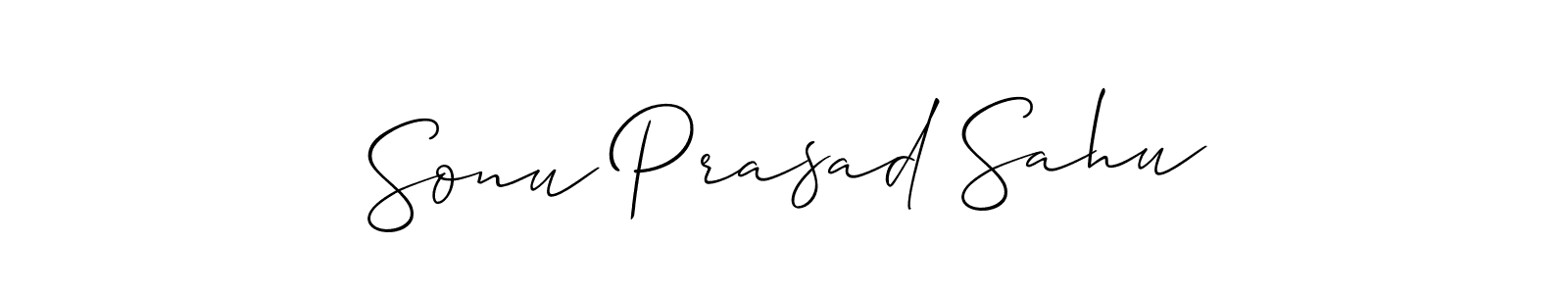 Best and Professional Signature Style for Sonu Prasad Sahu. Allison_Script Best Signature Style Collection. Sonu Prasad Sahu signature style 2 images and pictures png