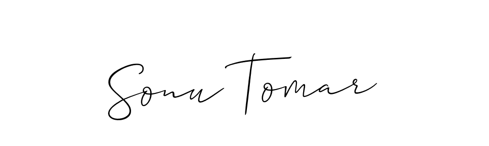 Best and Professional Signature Style for Sonu Tomar. Allison_Script Best Signature Style Collection. Sonu Tomar signature style 2 images and pictures png