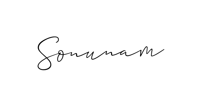 Make a short Sonunam signature style. Manage your documents anywhere anytime using Allison_Script. Create and add eSignatures, submit forms, share and send files easily. Sonunam signature style 2 images and pictures png