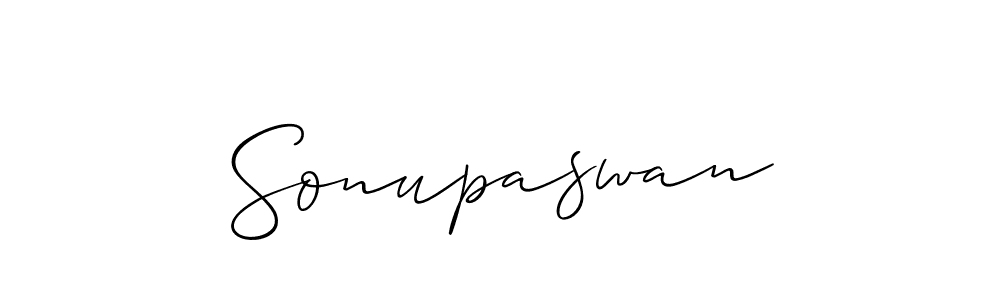 Also You can easily find your signature by using the search form. We will create Sonupaswan name handwritten signature images for you free of cost using Allison_Script sign style. Sonupaswan signature style 2 images and pictures png