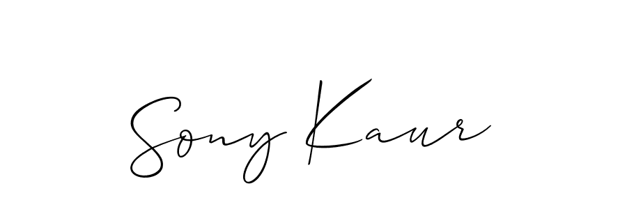 How to Draw Sony Kaur signature style? Allison_Script is a latest design signature styles for name Sony Kaur. Sony Kaur signature style 2 images and pictures png
