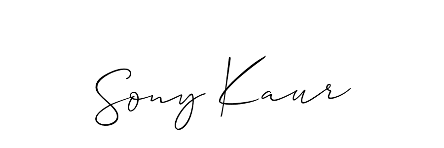 How to Draw Sony Kaur signature style? Allison_Script is a latest design signature styles for name Sony Kaur. Sony Kaur signature style 2 images and pictures png