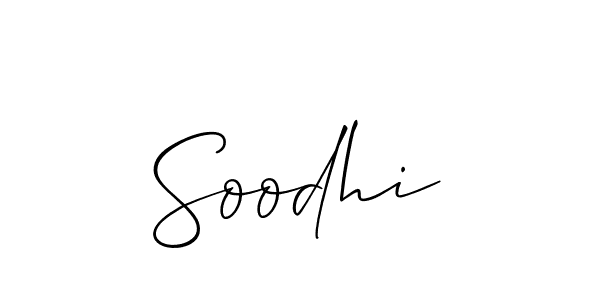 Also You can easily find your signature by using the search form. We will create Soodhi name handwritten signature images for you free of cost using Allison_Script sign style. Soodhi signature style 2 images and pictures png