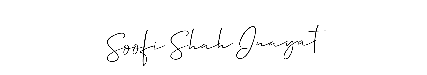 How to Draw Soofi Shah Inayat signature style? Allison_Script is a latest design signature styles for name Soofi Shah Inayat. Soofi Shah Inayat signature style 2 images and pictures png