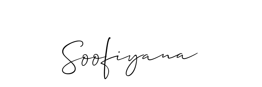 Once you've used our free online signature maker to create your best signature Allison_Script style, it's time to enjoy all of the benefits that Soofiyana name signing documents. Soofiyana signature style 2 images and pictures png