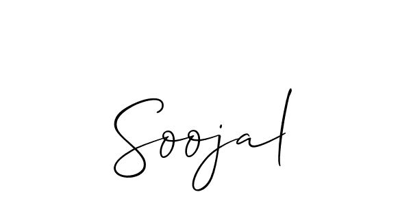 Best and Professional Signature Style for Soojal. Allison_Script Best Signature Style Collection. Soojal signature style 2 images and pictures png