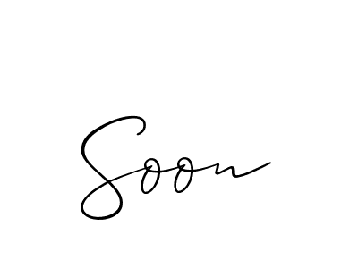 Also we have Soon name is the best signature style. Create professional handwritten signature collection using Allison_Script autograph style. Soon signature style 2 images and pictures png