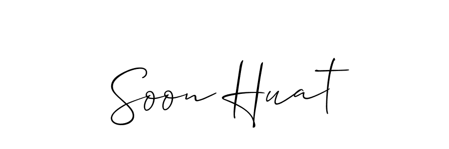 Also we have Soon Huat name is the best signature style. Create professional handwritten signature collection using Allison_Script autograph style. Soon Huat signature style 2 images and pictures png