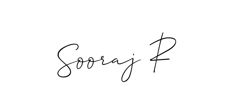 Similarly Allison_Script is the best handwritten signature design. Signature creator online .You can use it as an online autograph creator for name Sooraj R. Sooraj R signature style 2 images and pictures png