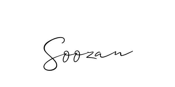 How to Draw Soozan signature style? Allison_Script is a latest design signature styles for name Soozan. Soozan signature style 2 images and pictures png