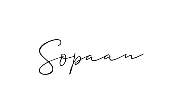 Also we have Sopaan name is the best signature style. Create professional handwritten signature collection using Allison_Script autograph style. Sopaan signature style 2 images and pictures png