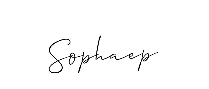 Sophaep stylish signature style. Best Handwritten Sign (Allison_Script) for my name. Handwritten Signature Collection Ideas for my name Sophaep. Sophaep signature style 2 images and pictures png