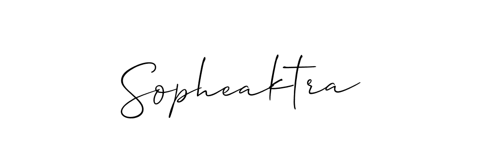 Create a beautiful signature design for name Sopheaktra. With this signature (Allison_Script) fonts, you can make a handwritten signature for free. Sopheaktra signature style 2 images and pictures png