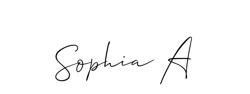 Check out images of Autograph of Sophia A name. Actor Sophia A Signature Style. Allison_Script is a professional sign style online. Sophia A signature style 2 images and pictures png