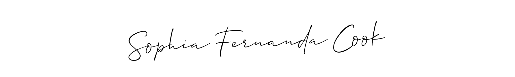 See photos of Sophia Fernanda Cook official signature by Spectra . Check more albums & portfolios. Read reviews & check more about Allison_Script font. Sophia Fernanda Cook signature style 2 images and pictures png