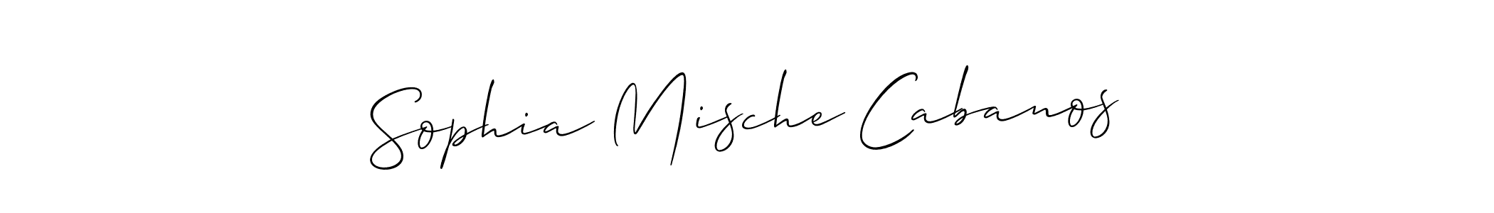 You can use this online signature creator to create a handwritten signature for the name Sophia Mische Cabanos. This is the best online autograph maker. Sophia Mische Cabanos signature style 2 images and pictures png