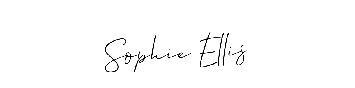 Create a beautiful signature design for name Sophie Ellis. With this signature (Allison_Script) fonts, you can make a handwritten signature for free. Sophie Ellis signature style 2 images and pictures png