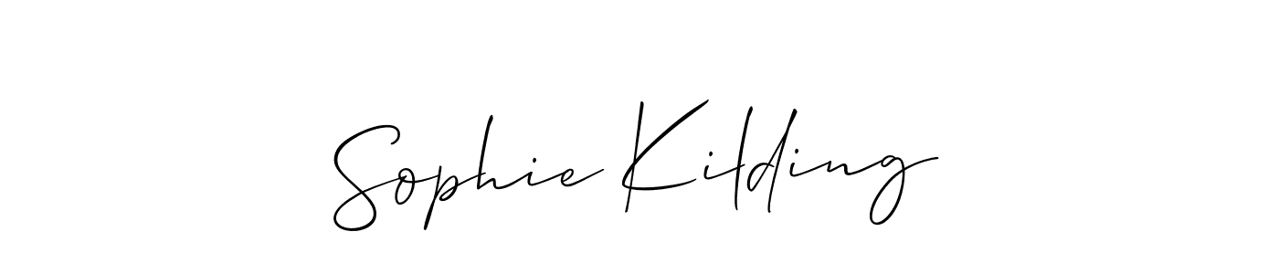 How to Draw Sophie Kilding signature style? Allison_Script is a latest design signature styles for name Sophie Kilding. Sophie Kilding signature style 2 images and pictures png