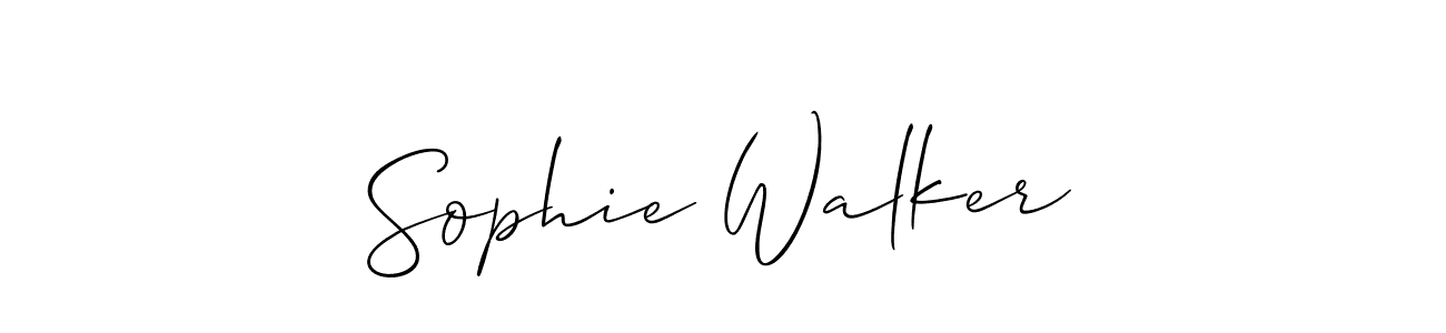 How to Draw Sophie Walker signature style? Allison_Script is a latest design signature styles for name Sophie Walker. Sophie Walker signature style 2 images and pictures png