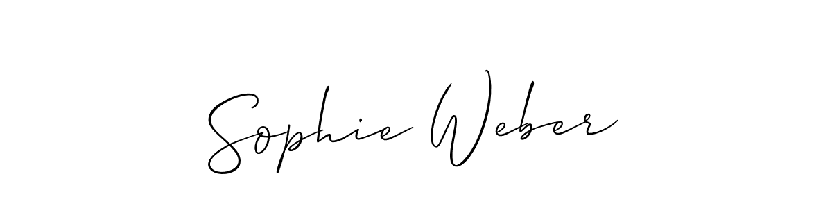 How to make Sophie Weber signature? Allison_Script is a professional autograph style. Create handwritten signature for Sophie Weber name. Sophie Weber signature style 2 images and pictures png