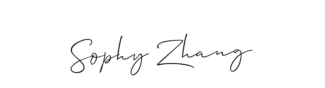 if you are searching for the best signature style for your name Sophy Zhang. so please give up your signature search. here we have designed multiple signature styles  using Allison_Script. Sophy Zhang signature style 2 images and pictures png