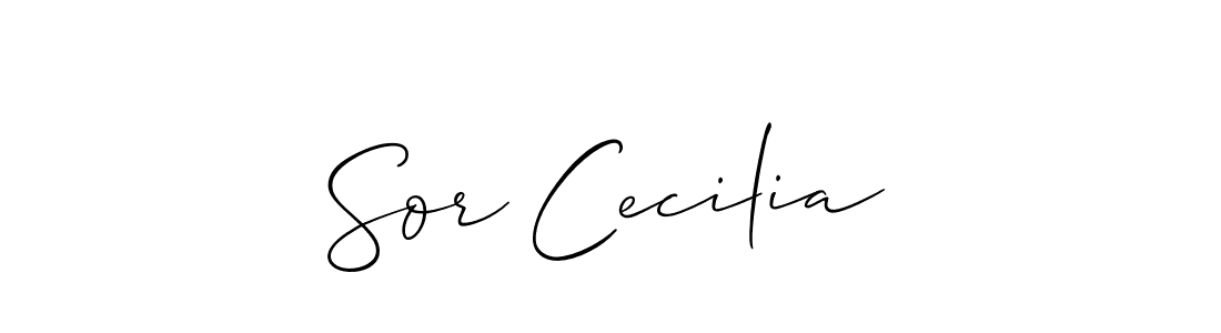 You can use this online signature creator to create a handwritten signature for the name Sor Cecilia. This is the best online autograph maker. Sor Cecilia signature style 2 images and pictures png