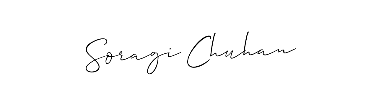 This is the best signature style for the Soragi Chuhan name. Also you like these signature font (Allison_Script). Mix name signature. Soragi Chuhan signature style 2 images and pictures png