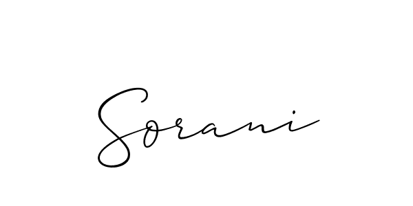 if you are searching for the best signature style for your name Sorani. so please give up your signature search. here we have designed multiple signature styles  using Allison_Script. Sorani signature style 2 images and pictures png