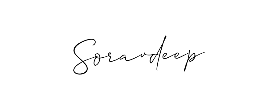 It looks lik you need a new signature style for name Soravdeep. Design unique handwritten (Allison_Script) signature with our free signature maker in just a few clicks. Soravdeep signature style 2 images and pictures png