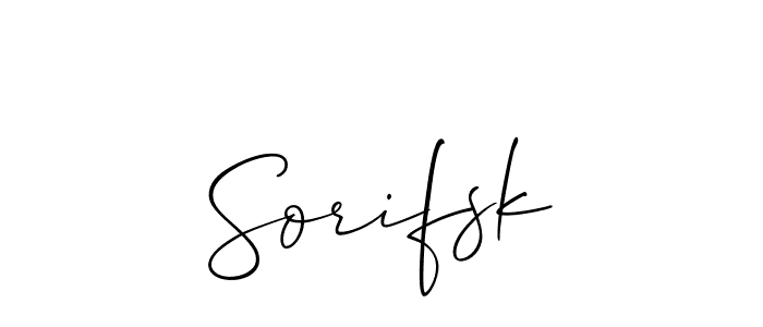 Make a short Sorifsk signature style. Manage your documents anywhere anytime using Allison_Script. Create and add eSignatures, submit forms, share and send files easily. Sorifsk signature style 2 images and pictures png
