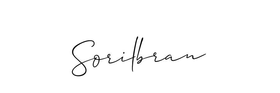How to make Sorilbran name signature. Use Allison_Script style for creating short signs online. This is the latest handwritten sign. Sorilbran signature style 2 images and pictures png