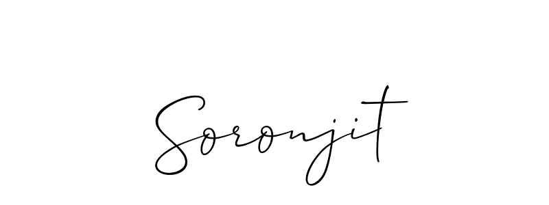 Best and Professional Signature Style for Soronjit. Allison_Script Best Signature Style Collection. Soronjit signature style 2 images and pictures png