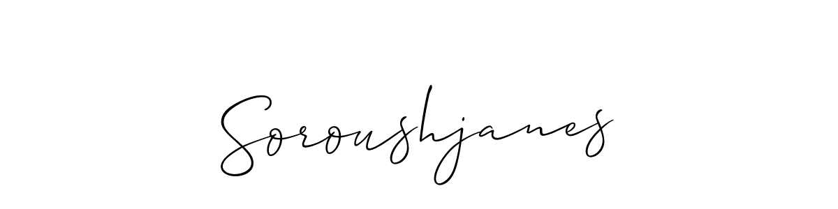 You can use this online signature creator to create a handwritten signature for the name Soroushjanes. This is the best online autograph maker. Soroushjanes signature style 2 images and pictures png