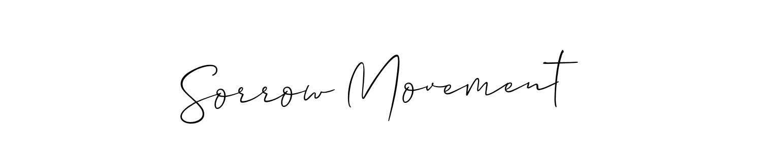 Make a beautiful signature design for name Sorrow Movement. Use this online signature maker to create a handwritten signature for free. Sorrow Movement signature style 2 images and pictures png