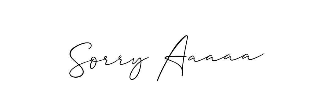 if you are searching for the best signature style for your name Sorry Aaaaa. so please give up your signature search. here we have designed multiple signature styles  using Allison_Script. Sorry Aaaaa signature style 2 images and pictures png