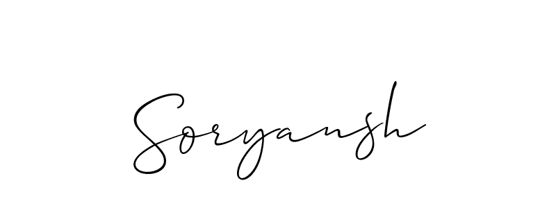 Also You can easily find your signature by using the search form. We will create Soryansh name handwritten signature images for you free of cost using Allison_Script sign style. Soryansh signature style 2 images and pictures png