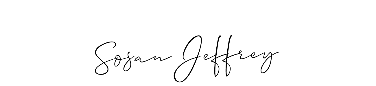 See photos of Sosan Jeffrey official signature by Spectra . Check more albums & portfolios. Read reviews & check more about Allison_Script font. Sosan Jeffrey signature style 2 images and pictures png