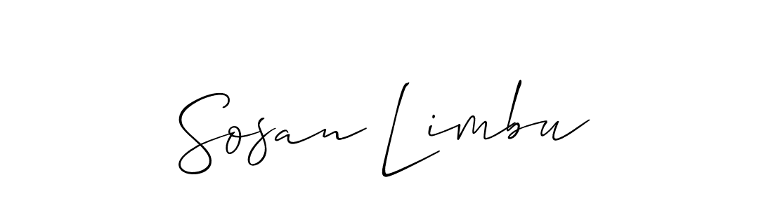 Best and Professional Signature Style for Sosan Limbu. Allison_Script Best Signature Style Collection. Sosan Limbu signature style 2 images and pictures png