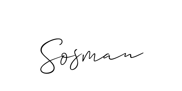 Also You can easily find your signature by using the search form. We will create Sosman name handwritten signature images for you free of cost using Allison_Script sign style. Sosman signature style 2 images and pictures png