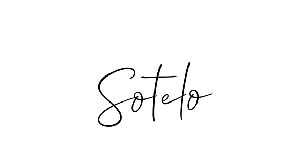 Similarly Allison_Script is the best handwritten signature design. Signature creator online .You can use it as an online autograph creator for name Sotelo. Sotelo signature style 2 images and pictures png
