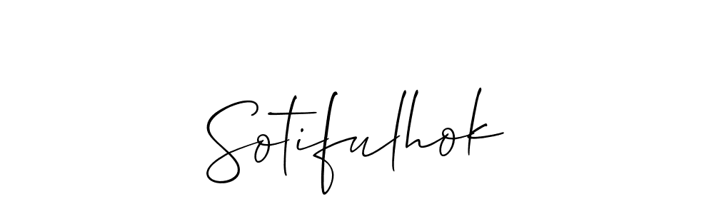 Sotifulhok stylish signature style. Best Handwritten Sign (Allison_Script) for my name. Handwritten Signature Collection Ideas for my name Sotifulhok. Sotifulhok signature style 2 images and pictures png